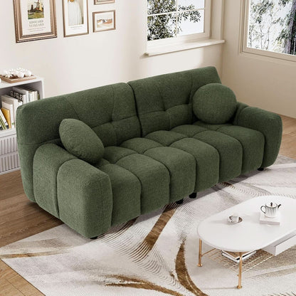 Comfy Oversized Boucle Cloud Sofa With Elegant Design