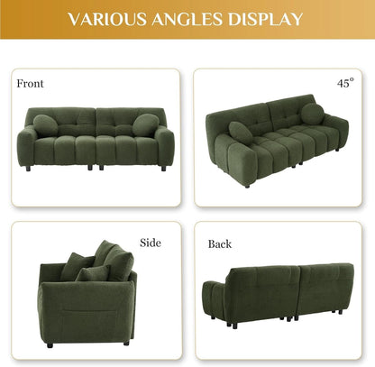Comfy Oversized Boucle Cloud Sofa With Elegant Design