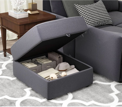 Convertible Modular Sectional Sofa with Memory Foam Comfort