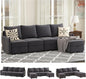 Convertible Modular Sectional Sofa with Memory Foam Comfort