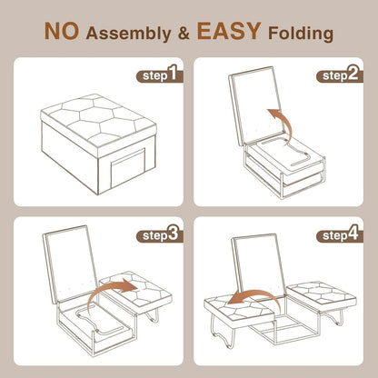 Convertible Sleeper Chair Bed with Adjustable Backrest
