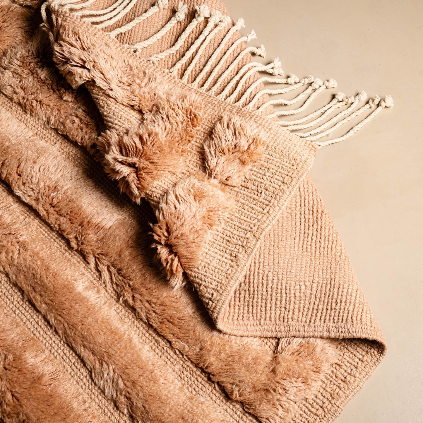 Coral Delight - Luxury Shag Moroccan Rug