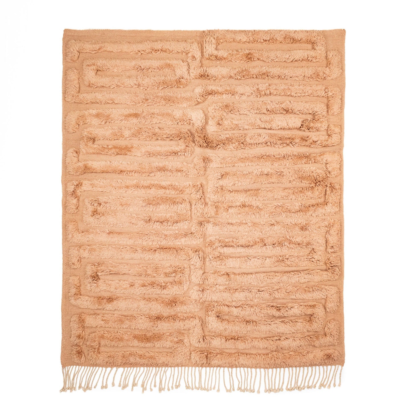 Coral Delight - Luxury Shag Moroccan Rug