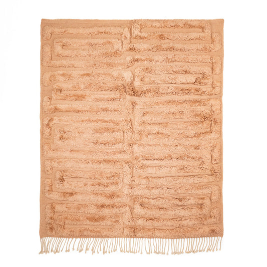 Coral Delight - Luxury Shag Moroccan Rug