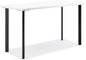 Coze 42 Inch White Top Computer Desk Sturdy Space Saving