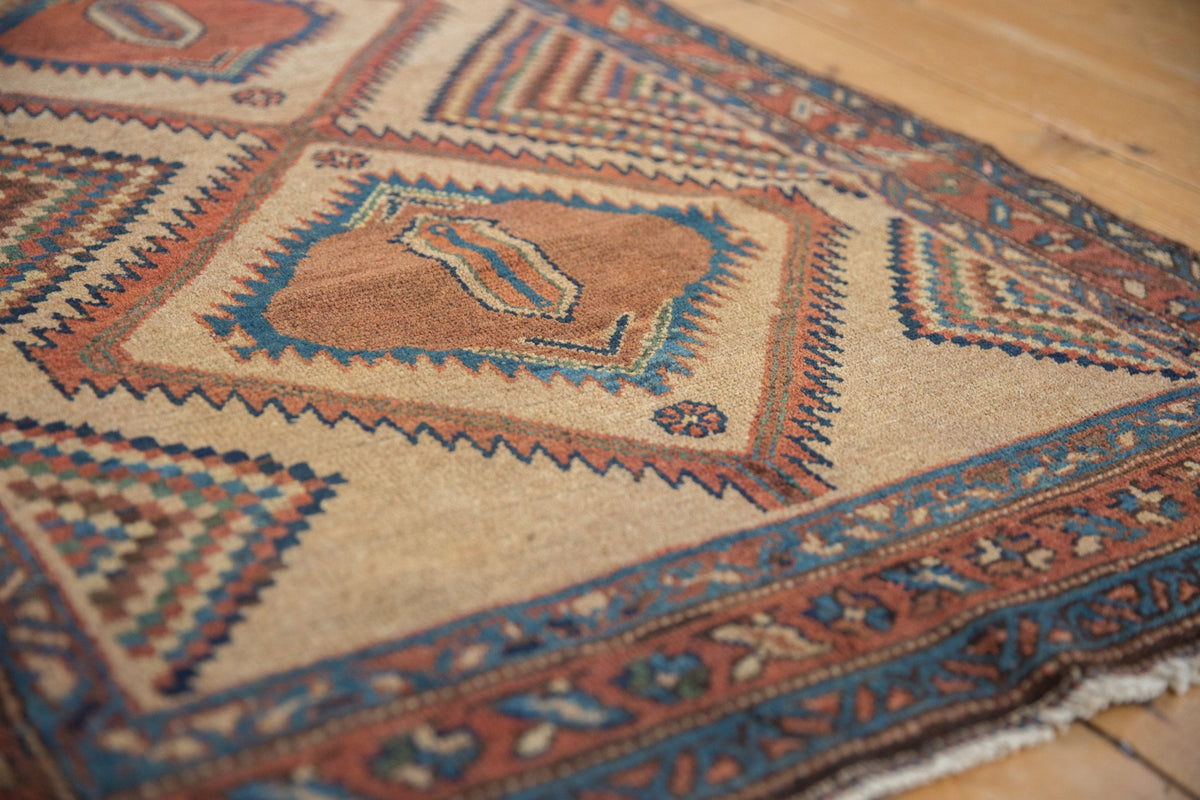 3x6 Antique Camel Hair Serab Rug Runner