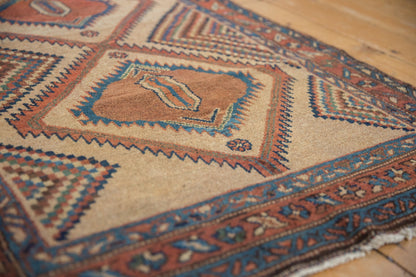 3x6 Antique Camel Hair Serab Rug Runner