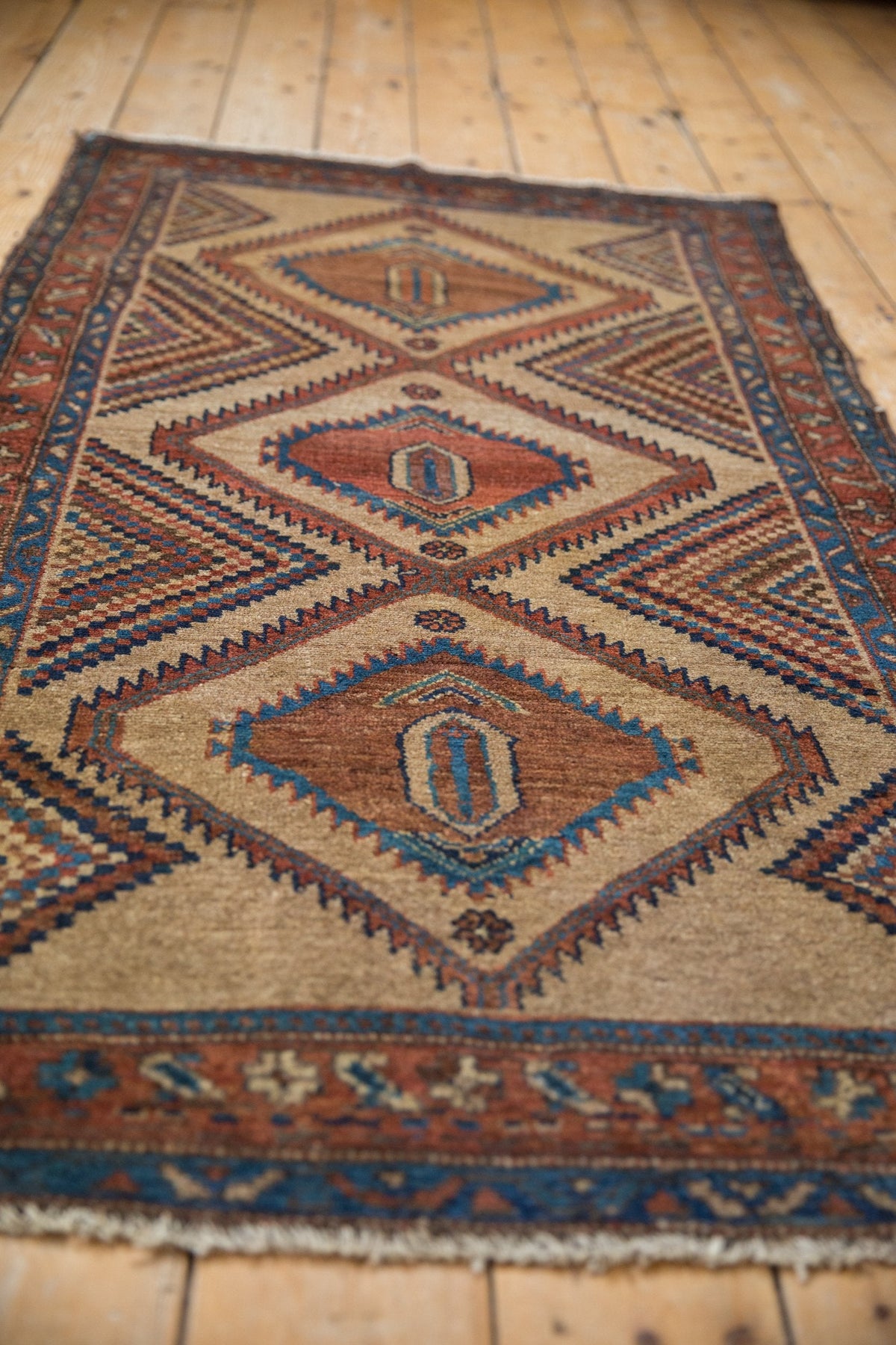 3x6 Antique Camel Hair Serab Rug Runner