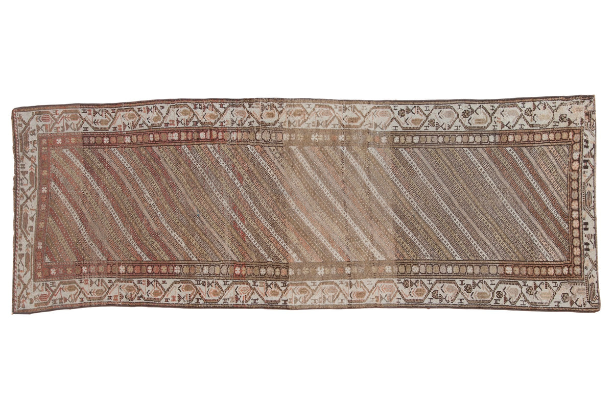 3x8.5 Vintage Distressed Hamadan Rug Runner