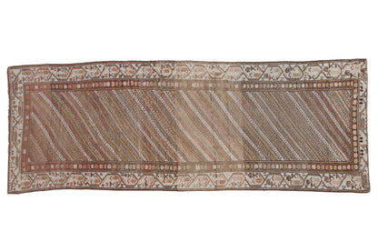 3x8.5 Vintage Distressed Hamadan Rug Runner