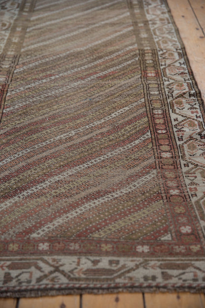 3x8.5 Vintage Distressed Hamadan Rug Runner