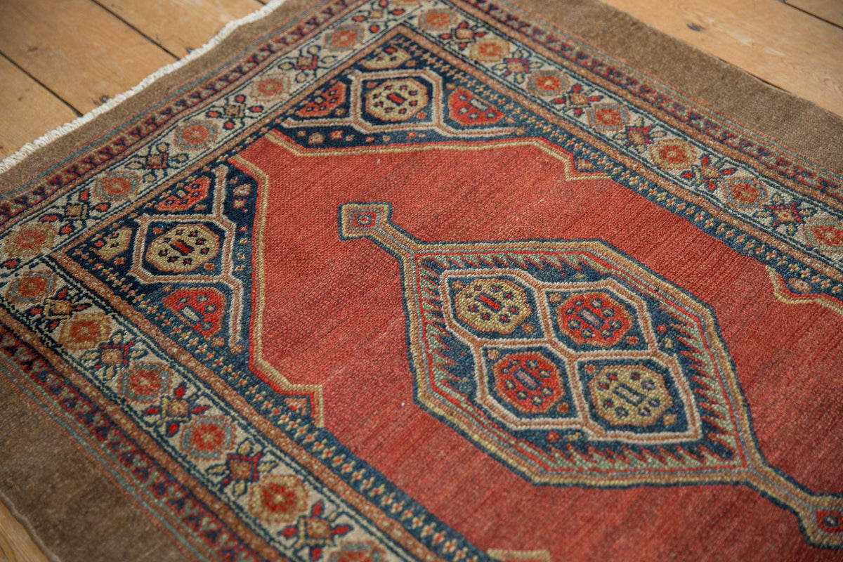 3x4 Vintage Fine Camel Hair Serab Square Rug