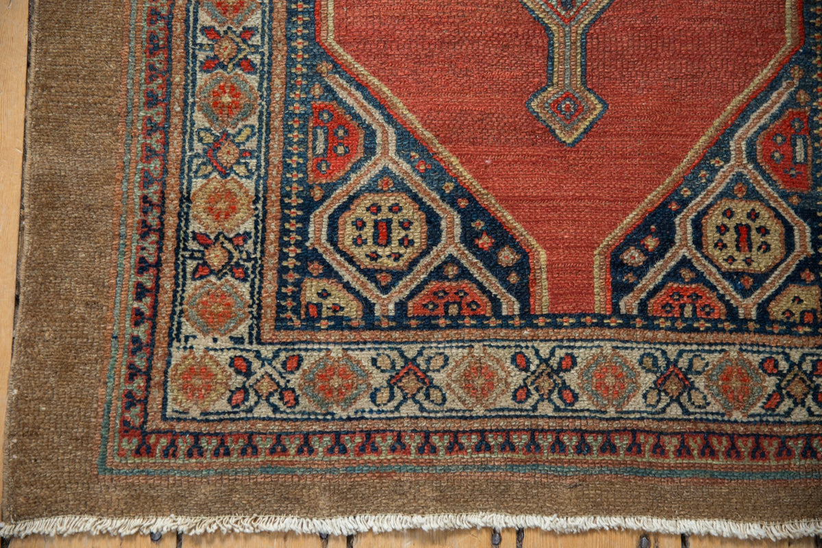 3x4 Vintage Fine Camel Hair Serab Square Rug