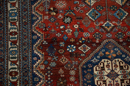4.5x7 Vintage Fine Abadeh Rug