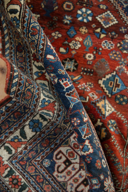 4.5x7 Vintage Fine Abadeh Rug