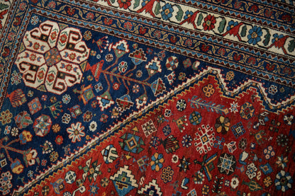 4.5x7 Vintage Fine Abadeh Rug