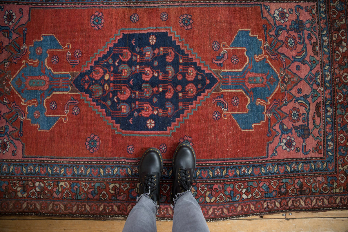 4x7 Vintage Kurdish Bijar Rug