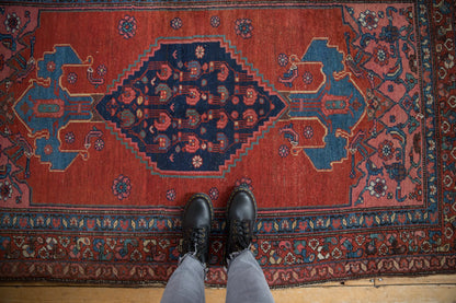 4x7 Vintage Kurdish Bijar Rug