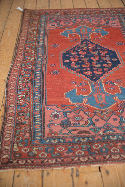4x7 Vintage Kurdish Bijar Rug