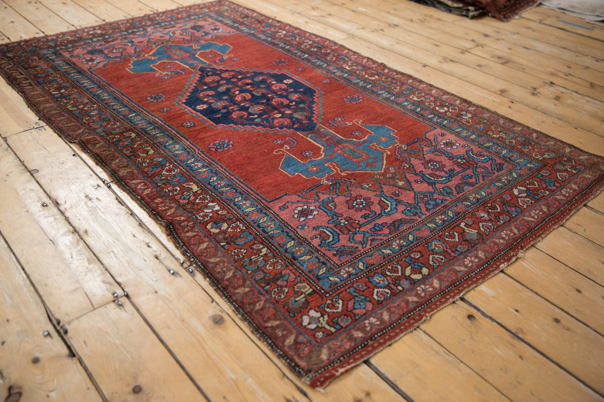 4x7 Vintage Kurdish Bijar Rug