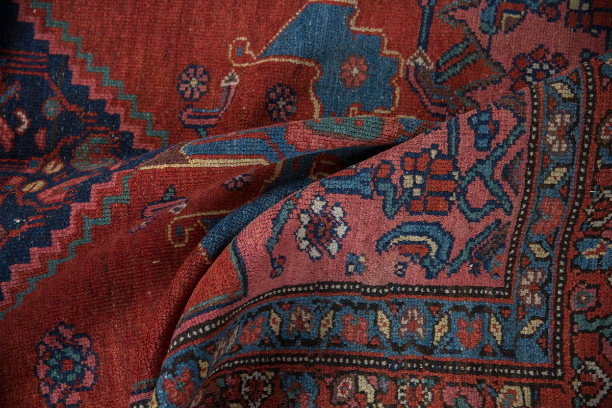 4x7 Vintage Kurdish Bijar Rug
