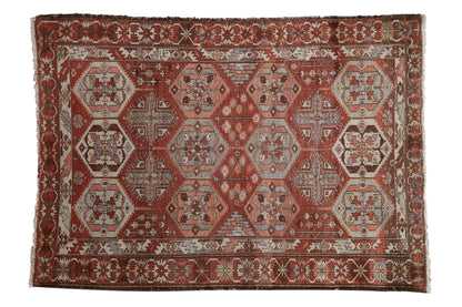 4.5x6.5 Vintage Distressed Baktiari Rug