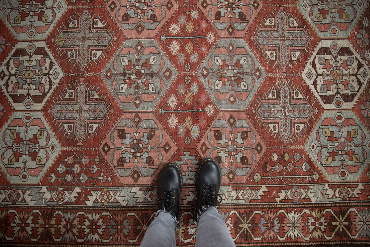 4.5x6.5 Vintage Distressed Baktiari Rug