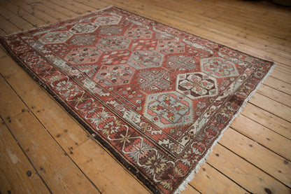 4.5x6.5 Vintage Distressed Baktiari Rug