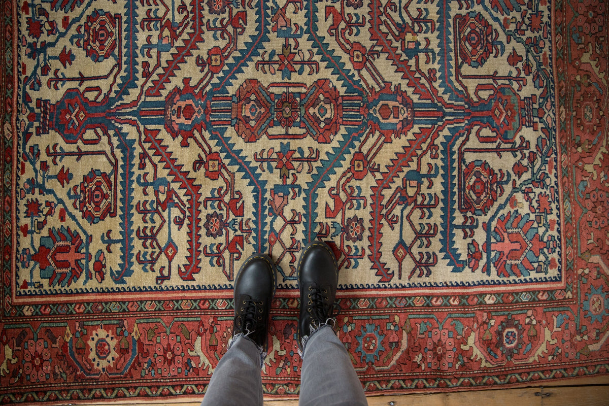 5x6 Antique Fine Malayer Square Rug