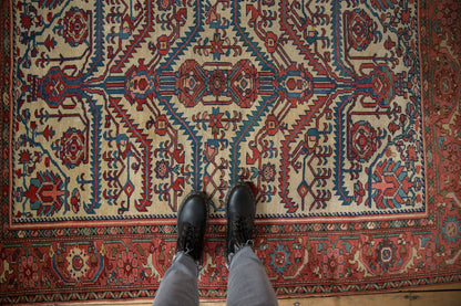 5x6 Antique Fine Malayer Square Rug
