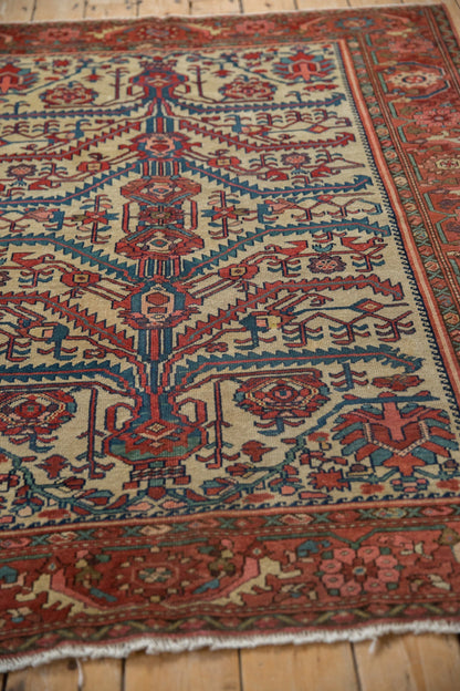 5x6 Antique Fine Malayer Square Rug