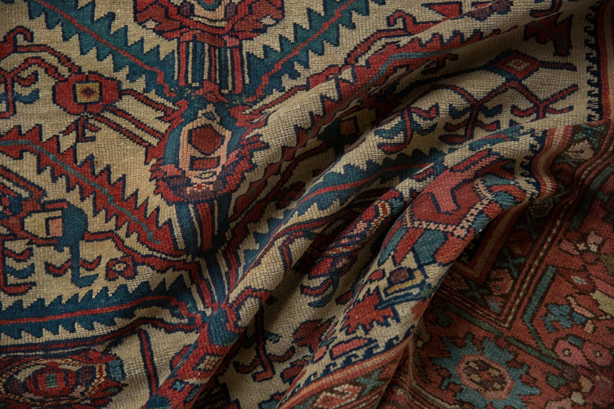 5x6 Antique Fine Malayer Square Rug