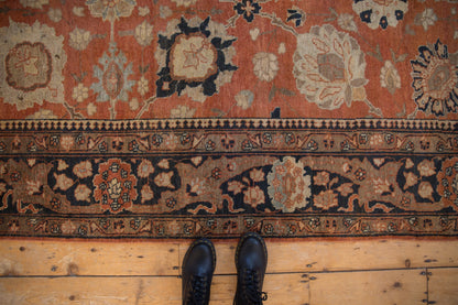 9x12.5 Vintage Tabriz Carpet