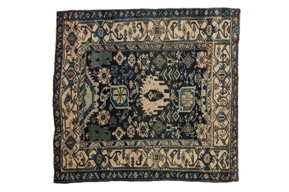 4.5x5 Vintage Bijar Square Rug