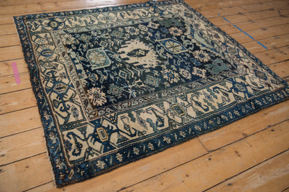 4.5x5 Vintage Bijar Square Rug