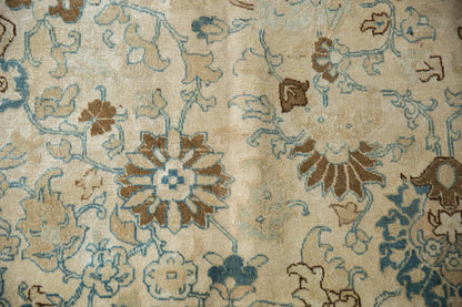 9x12 Vintage Distressed Tabriz Carpet