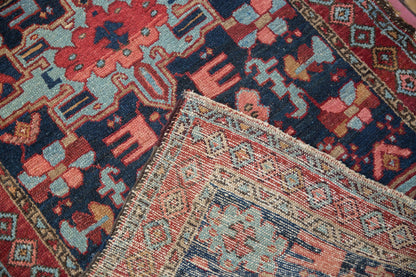 3x4 Vintage Karaja Square Rug