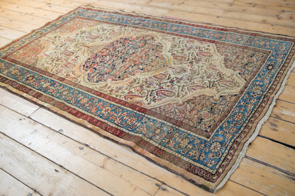 4.5x6.5 Vintage Fine Distressed Malayer Rug