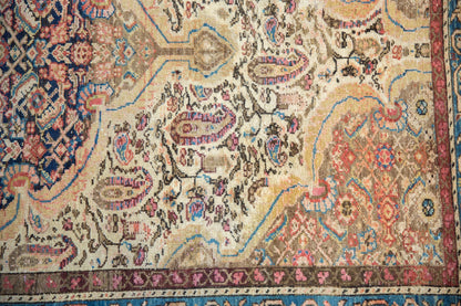 4.5x6.5 Vintage Fine Distressed Malayer Rug