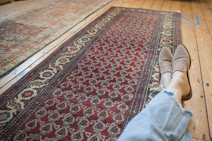 3.5x12 Vintage Hamadan Rug Runner