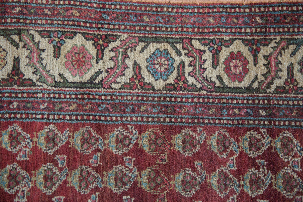3.5x12 Vintage Hamadan Rug Runner