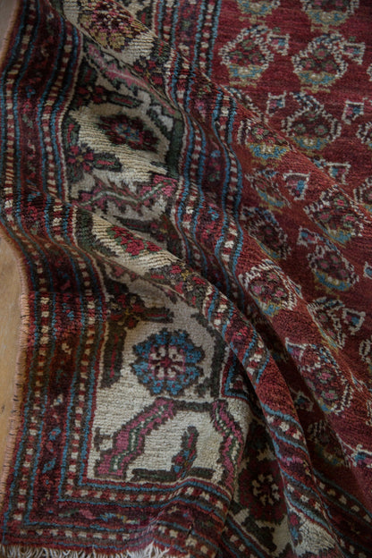 3.5x12 Vintage Hamadan Rug Runner