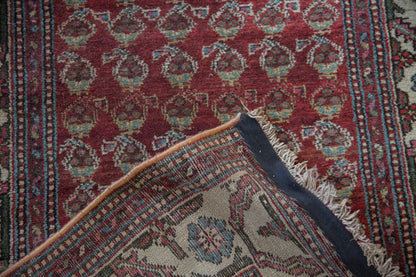 3.5x12 Vintage Hamadan Rug Runner