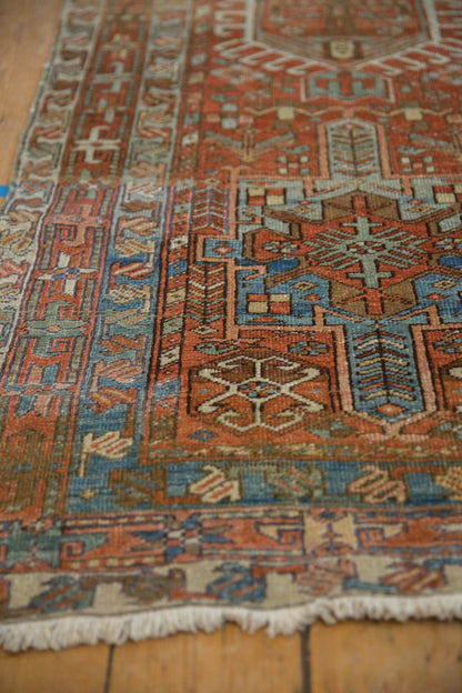 2.5x14 Vintage Fine Distressed Karaja Rug Runner