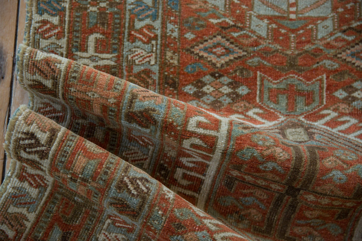 2.5x14 Vintage Fine Distressed Karaja Rug Runner