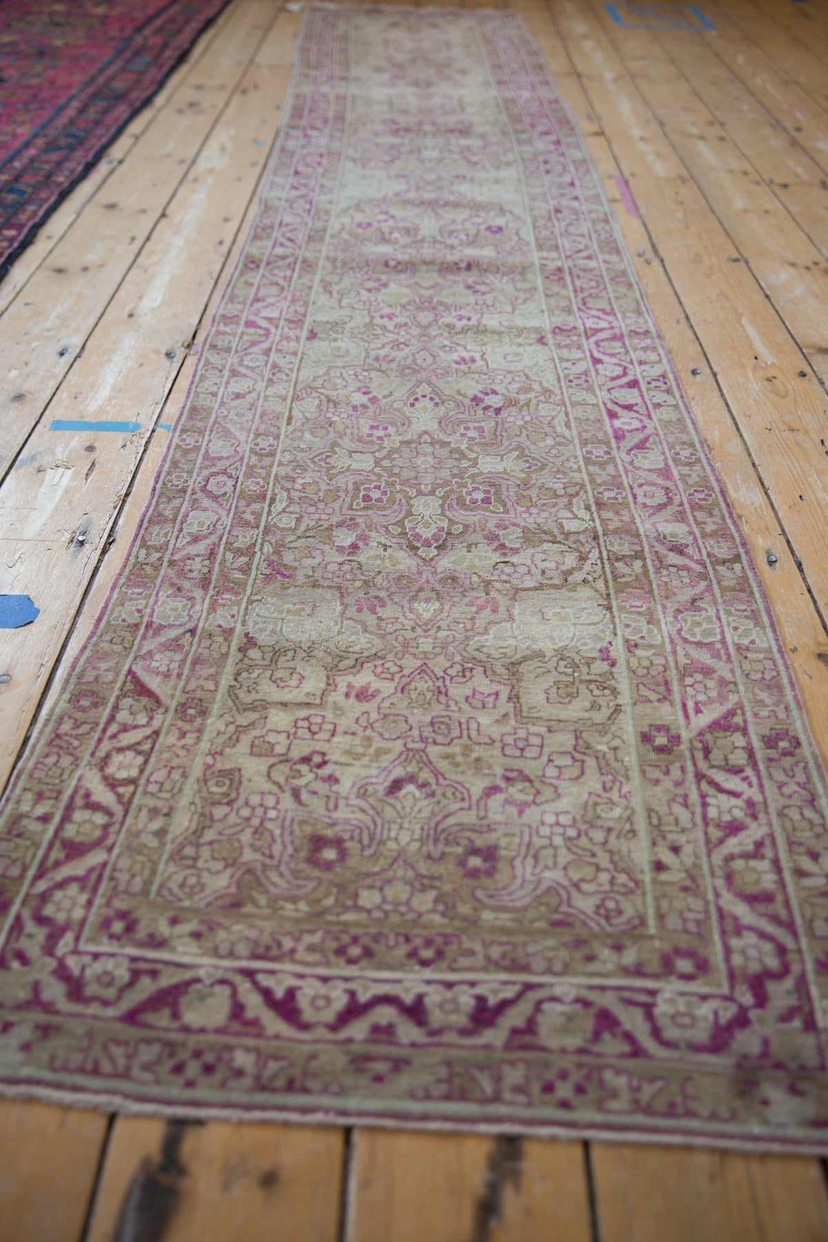 2x11 Vintage Distressed Yezd Rug Runner