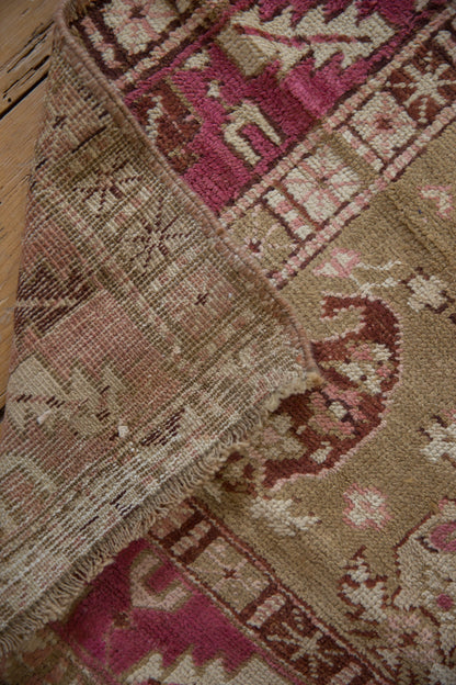 3.5x10 Vintage Distressed Karabagh Rug Runner