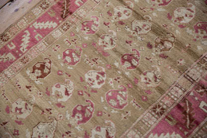 3.5x10 Vintage Distressed Karabagh Rug Runner