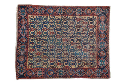 3.5x4.5 Antique Afshar Square Rug