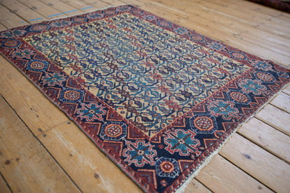 3.5x4.5 Antique Afshar Square Rug